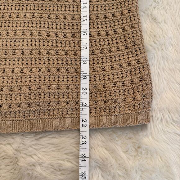 Ann Taylor Crochet Linen Blend Sweater XS - Picture 6 of 9